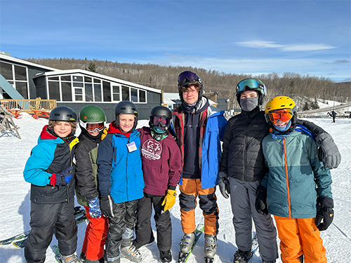 Group of skiers