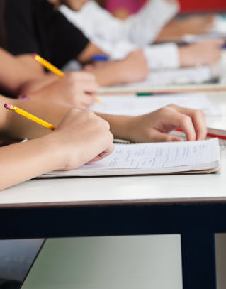 Desks closeup